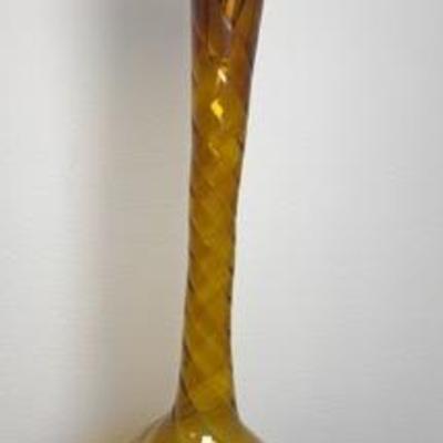 Ryukyu Amber Glass Okinawa Craft Decanter