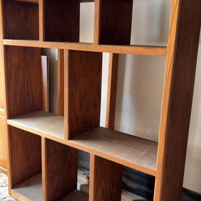Solid Wood Shelving Unit 