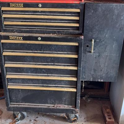Homak Tool Box And Content 