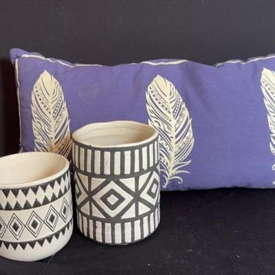 Pillow And Canisters 