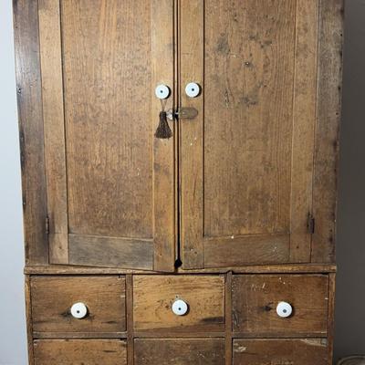 Antique Solid Wood Armoire
