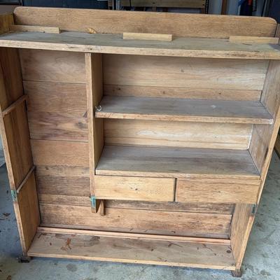 Wooden Shelving Organizer