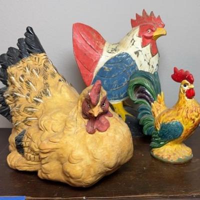 Hen And Her Roosters 