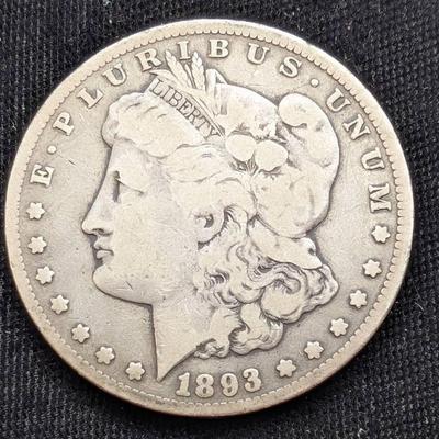 1893-CC Carson City Morgan Silver Dollar