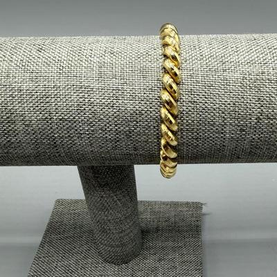 14k Yellow Gold Marco Link Bracelet 