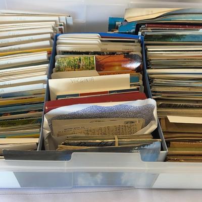 Large Group Of Vintage Postcards
