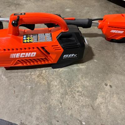 ECHO Cordless Blower & Weedeater, 3 Batteries, Charger