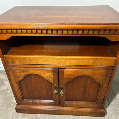 Pair Of Wooden Bedside Tables With Storage 