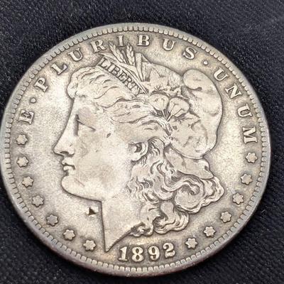 1892-S Morgan Silver Dollar 