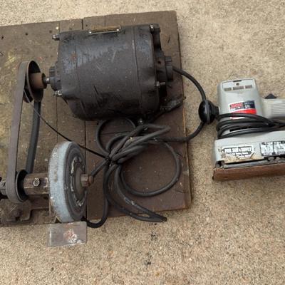 Bench Grinder and Skil Sander. Both Tested & Working 