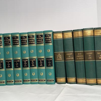 Vintage Collier Books Feat. The Worlds Great Events