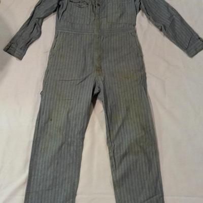 3 Sets Of Railroad Overalls Plus 2 Hats
