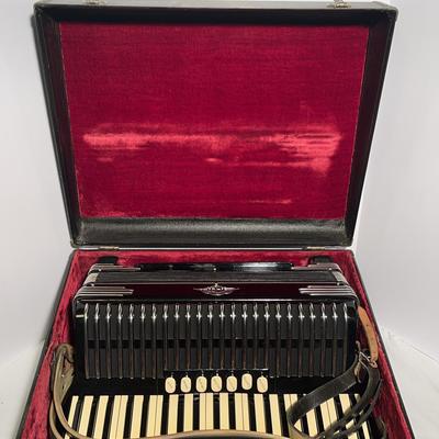 Vintage Acme Accordion & Travel Case