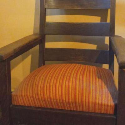 Padded Wooden Rocking 