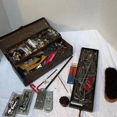 Mystery Box Of Drill Bits, Drawer Hardware And Much More