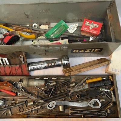 Tool Box Full Of Miscellaneous Items 