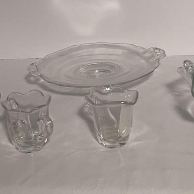 Vintage Serving Glassware Set