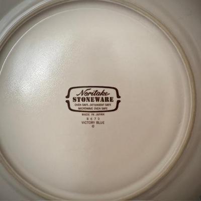 Noritake Stoneware "Blue Victory" dish set