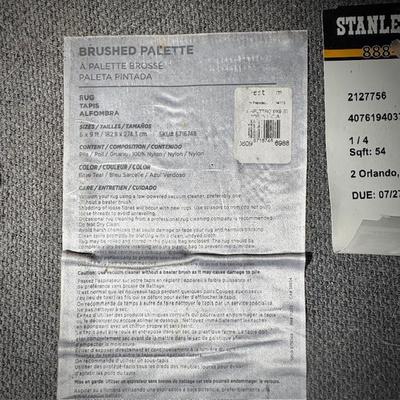 West Elm "Brushed Palette" 6x9 area rug