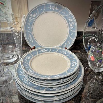Noritake Stoneware "Blue Victory" dish set
