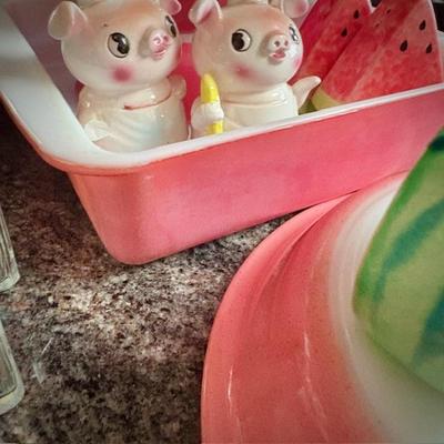 Flamingo Pink Pyrex