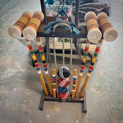 Croquet set