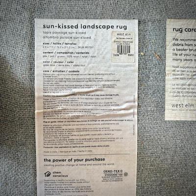 West Elm "Sun-Kissed Landscape" runner