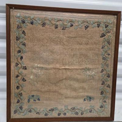 Sampler early 1800s