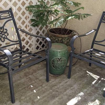 Orchard Supply Hardware Cast Aluminum Patio Chairs (Set Of 2)