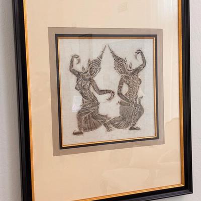 Grace In Motion: Thai Dancers Captured On Rice Paper