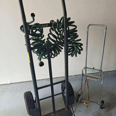 Two Hand Carts Sold With A Garden Hose