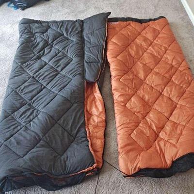 Two Coleman Sleeping Bags