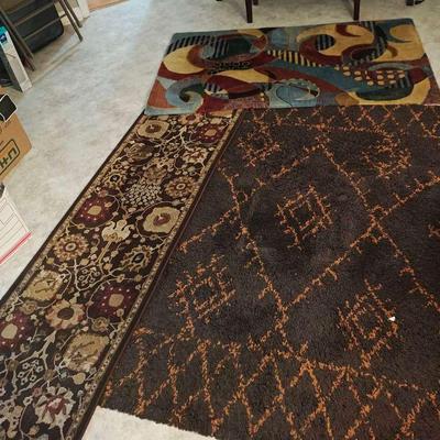 Collection Of Three Area Rugs