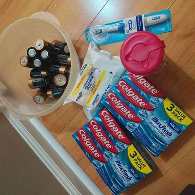 Multiple Tubes Of Tooth Paste And Other 