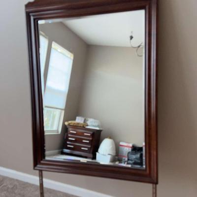 Mirror For Dresser With Mounting Brackets