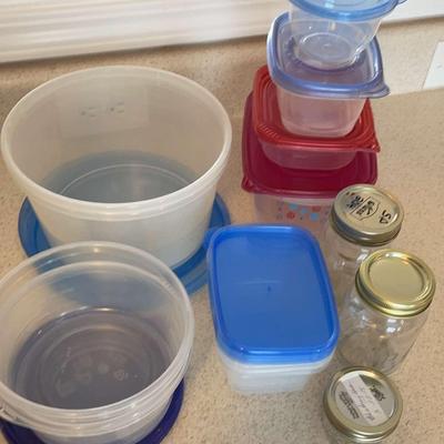 Food Storage Containers And Canning Jars. 