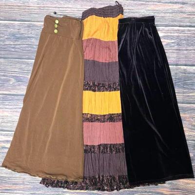 "Passport," "Kathie Lee," and "Cato" Skirts