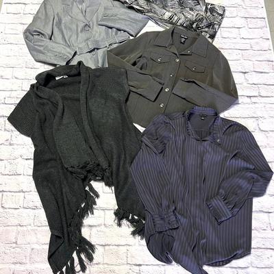 Dark Themed Jackets: “Cato” “Ann Taylor” + More