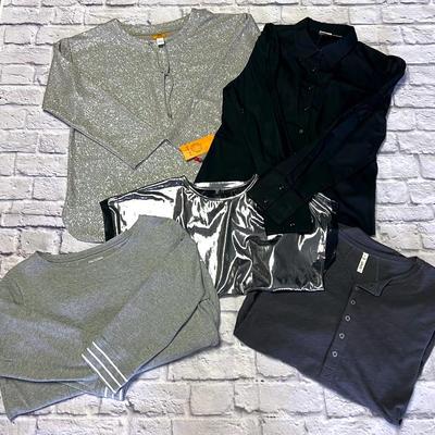 Silver Toned Clothing: “Kim Roger’s” “Jag” & More