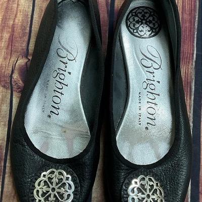 “Brighton” Black Flats 