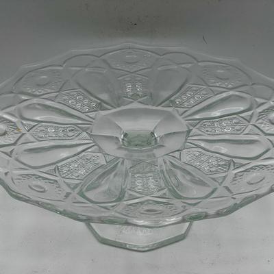Antique Quintec By McKee Cake Stand