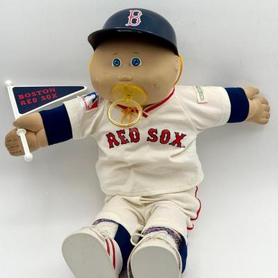 Vintage Red Sox Baseball Cabbage Patch Doll 