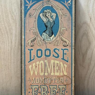 Vintage Novelty Sign