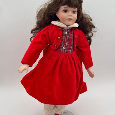Doll With Red Dress