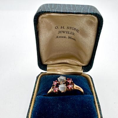 Victorian Orb  Style Ring Size 8