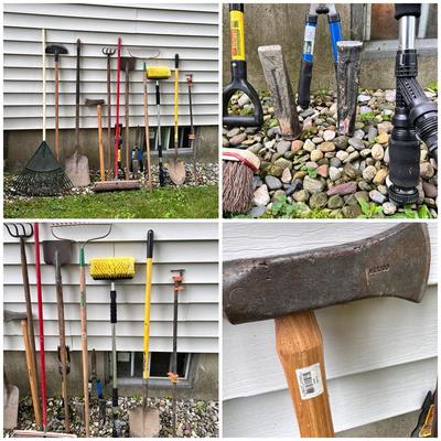 Mix Of Lawn Tools 