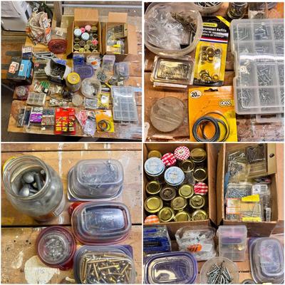Large Variety Of Loose Hardware  