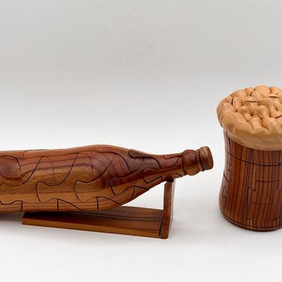(2) Wooden 3D Puzzles
