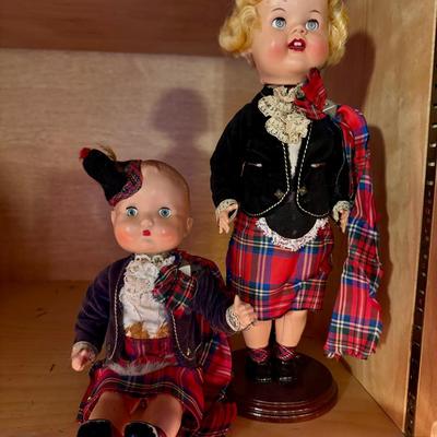 (2) Scottish Dolls
