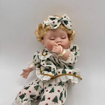 Heritage Signature Collection Christmas Sleeping Baby Doll